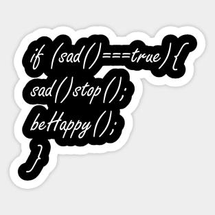 Motivational Programming Quote Sticker